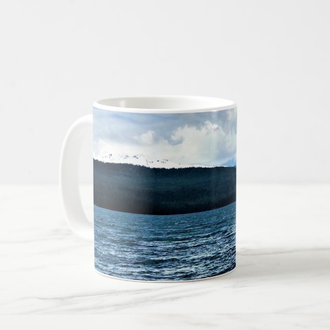 Caneca De Café Odell Lake, OR (Frente Esquerda)