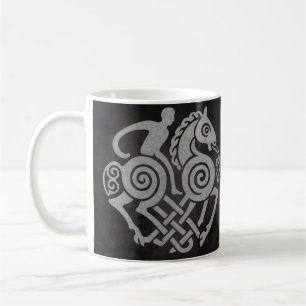 Caneca De Café Odin Riding Sleipnir - Norse Mythology Viking Art