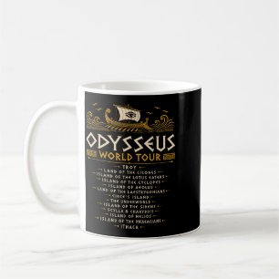 Caneca De Café Odisseia Homero Dark Academia Odysseus Tour Mundia