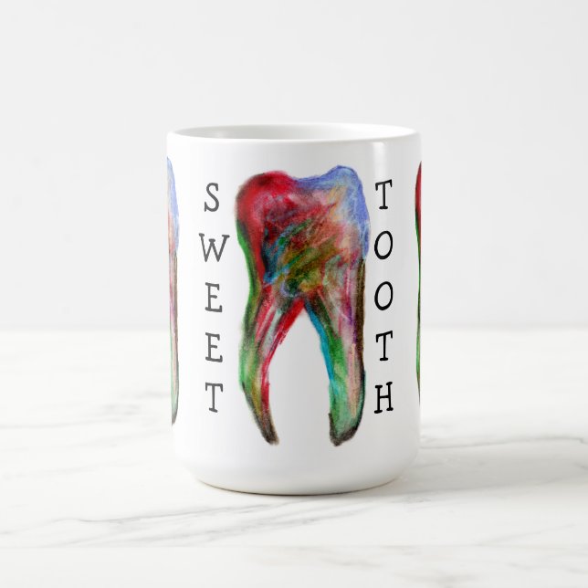 Caneca de Café Odontológico Doce Dente (Centro)