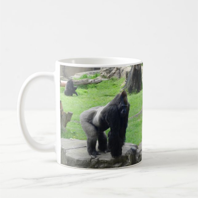 Caneca De Café Oeste Lowland Gorilla #1 Mug (Esquerda)