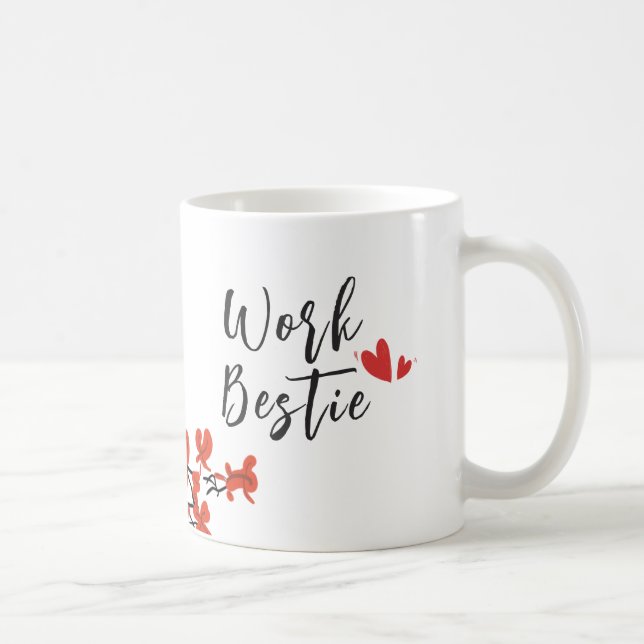 Caneca De Café Oferta de Bestie de Trabalho para Colaborador Dois (Direita)
