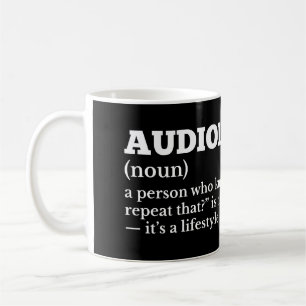 Caneca De Café Oferta de Humor de Definição Audiologista