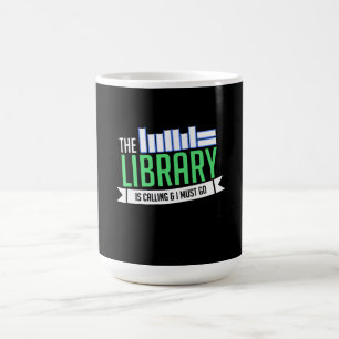 Caneca De Café Oferta de Livros da Biblioteca Bibliotecária