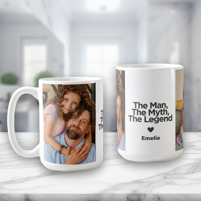 Caneca De Café Oferta de Pai de cotação simples e doce (Criador carregado)