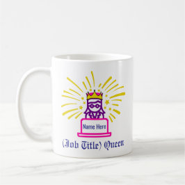 Caneca De Café Oferta Personalizada do Queen Work Mug