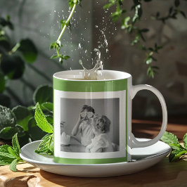 Caneca De Café Oferta Simples E Simples De Foto Da Família Modern