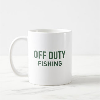 Caneca De Café Off Duty Fishing – Relaxed Outdoor Lifestyle