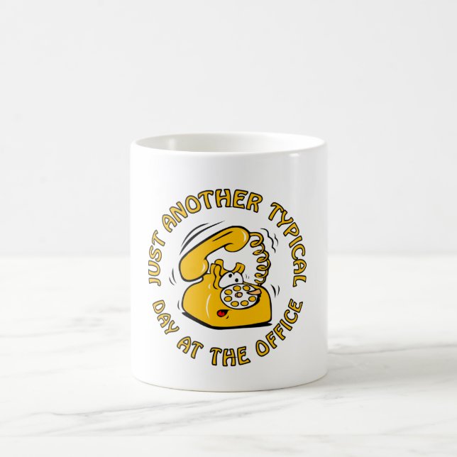 Caneca De Café Office mug - escolha estilo e cor, personalize (Centro)
