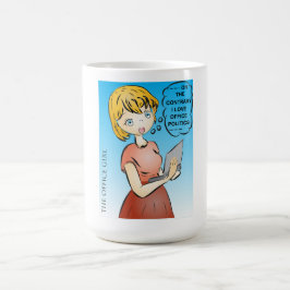 Caneca De Café Office Politics Cartoon Mug