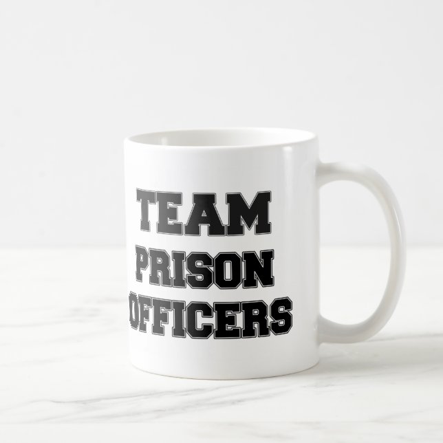 Caneca De Café Oficiais de prisão da equipe (Direita)