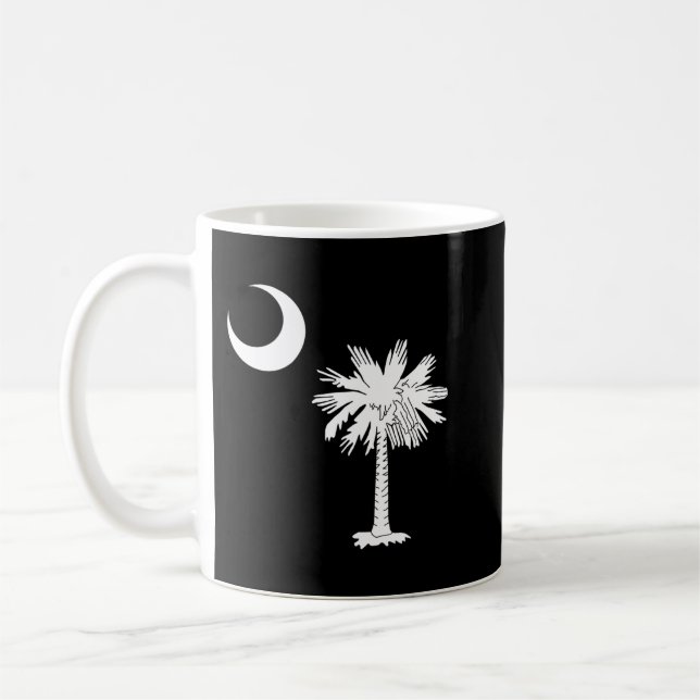 Caneca De Café Oficial da Carolina do Sul Palmetto Estado Flag Pu (Esquerda)