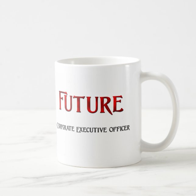 Caneca De Café Oficial de executivo empresarial futuro (Direita)