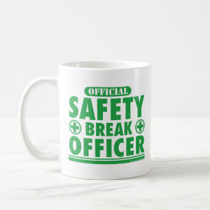 Caneca De Café Oficial de Segurança Engraçado