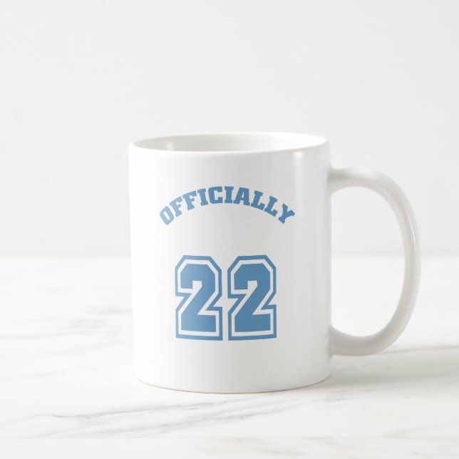 Caneca De Café Oficialmente 22 (Direita)
