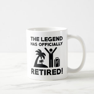 Caneca De Café Oficialmente Aposentado