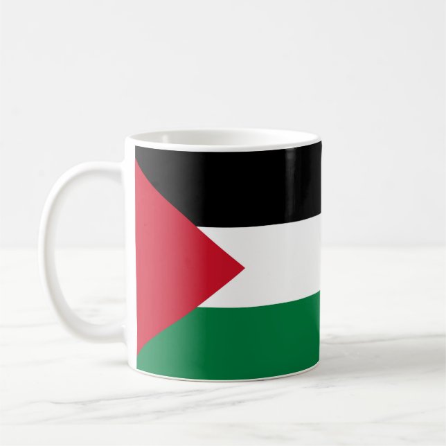 Caneca De Café oficialmente pavilhão do Estado da Palestina (Esquerda)