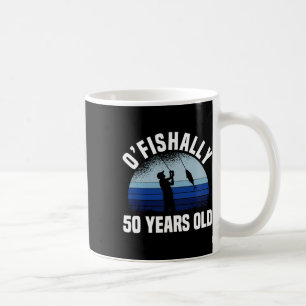 Caneca De Café Oficialmente Pescatore 50 Anni 50º Compleanno Fis