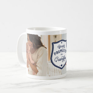 Caneca De Café Oficialmente promovido ao Crachá e foto do vovô