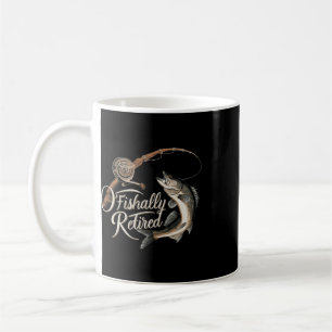 Caneca De Café Ofishally Aposentado Pescar O-fish-ally Peixe Apos