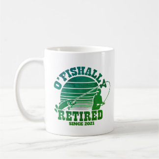 Caneca De Café O'Fishally Reformada Pesca Retirada Presente Café 