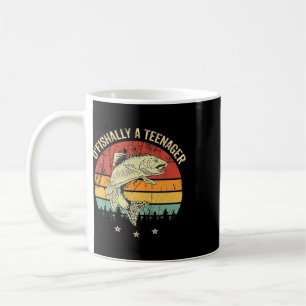 Caneca De Café O'fishally Um Adolescente 13º Aniversário Pesca Pe