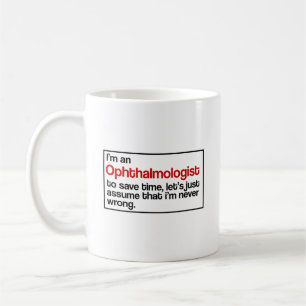 Caneca De Café Oftalmologista