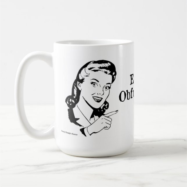 Caneca De Café Ofuscação (Esquerda)