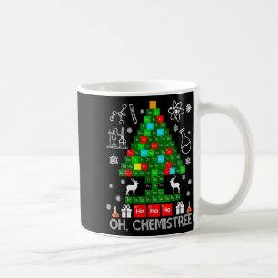 Caneca De Café Oh Árvore Química Cientista Natal Xmas Te