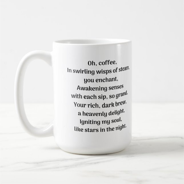 Caneca De Café Oh café, (Esquerda)