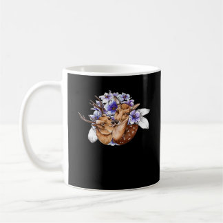 Caneca De Café Oh Deer Estilo Minimalista Limpo