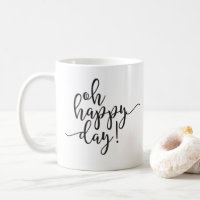 Oh, Dia Feliz Escuro de Café