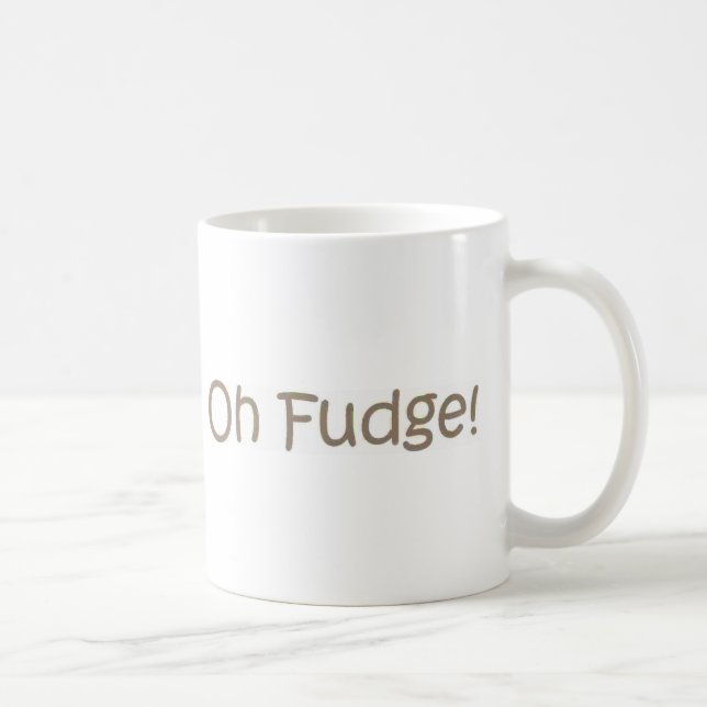 Caneca De Café Oh Fudge! (Direita)