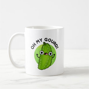 Caneca De Café Oh Meu Deus, Cute Veggie Pun
