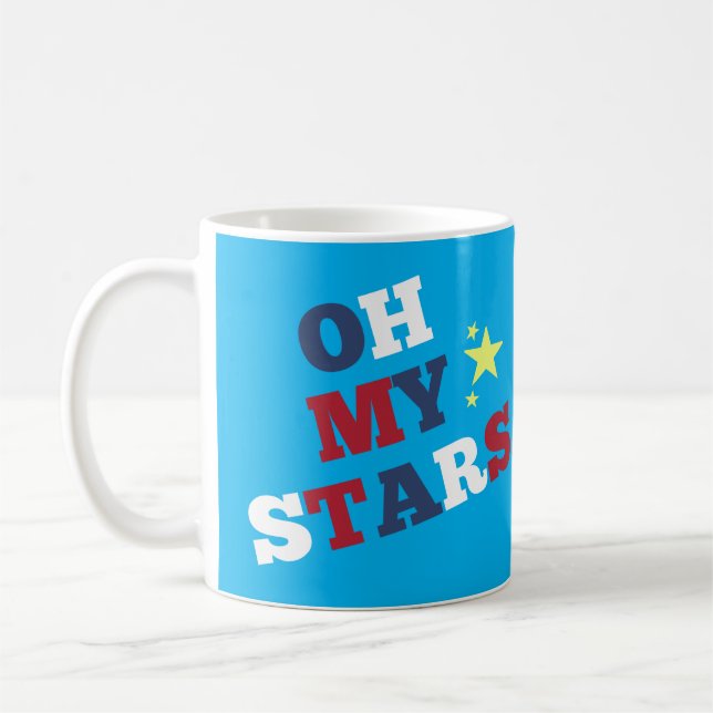 Caneca De Café "Oh Minhas Estrelas" Patriótico (Esquerda)