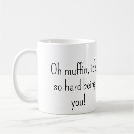 Caneca De Café Oh Muffin Snarky Mug