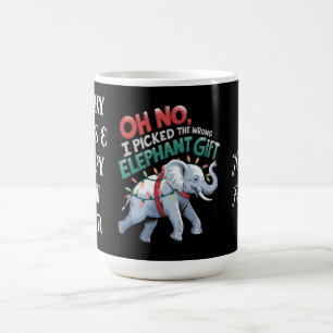Caneca De Café Oh, Não, eu peguei o elefante errado doando engraç
