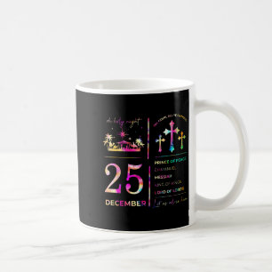 Caneca De Café Oh Noite Santa 25 Dezembro Natal Cena de Natividad