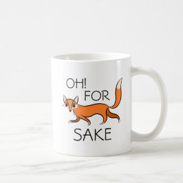 CANECA DE CAFÉ OH PARA A SABEDORIA DE FOX