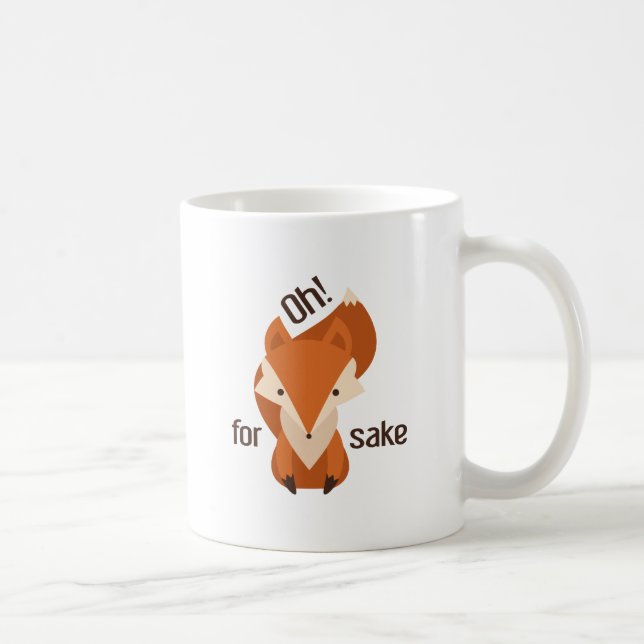 Caneca De Café Oh Para Fox Sake (Direita)