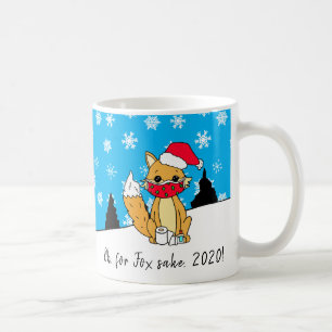 Caneca De Café Oh para Fox Sake, 2020, Feliz Natal