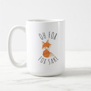 Caneca De Café Oh para Fox Sake Coffee Mug