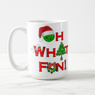 Caneca De Café Oh, Que Bola De Natal Divertida