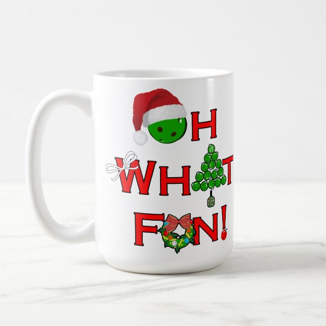 Caneca De Café Oh, Que Bola De Natal Divertida (Esquerda)