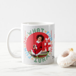 Caneca De Café Oh Que Foto De Café De Natal Divertida