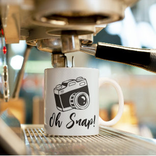 Caneca De Café Oh, Snap! - Engraçado e bonito
