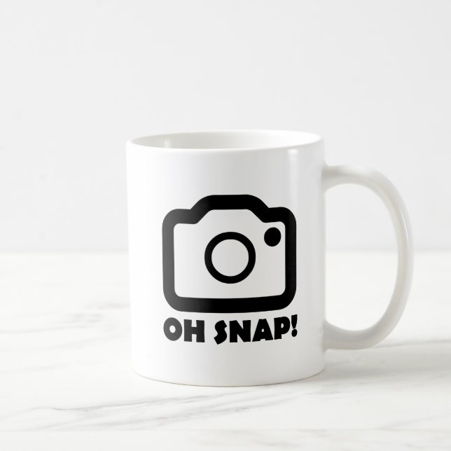 Caneca De Café Oh Snap Funny Mug (Direita)