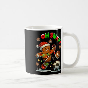 Caneca De Café Oh Snap Futebol Homem de Biscoito de Natal Natal X