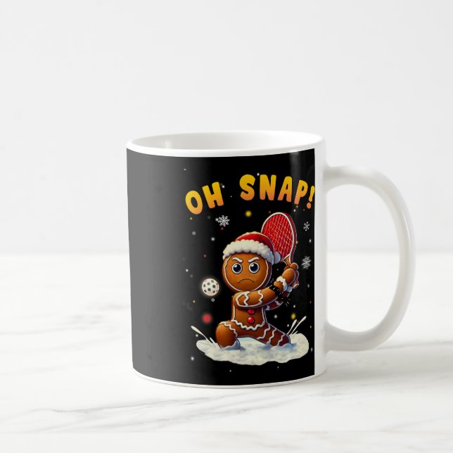 Caneca De Café Oh Snap Gingerbreadman Picklell 1 (Direita)