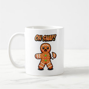 Caneca De Café Oh Snap! Homem de Pão de Mel